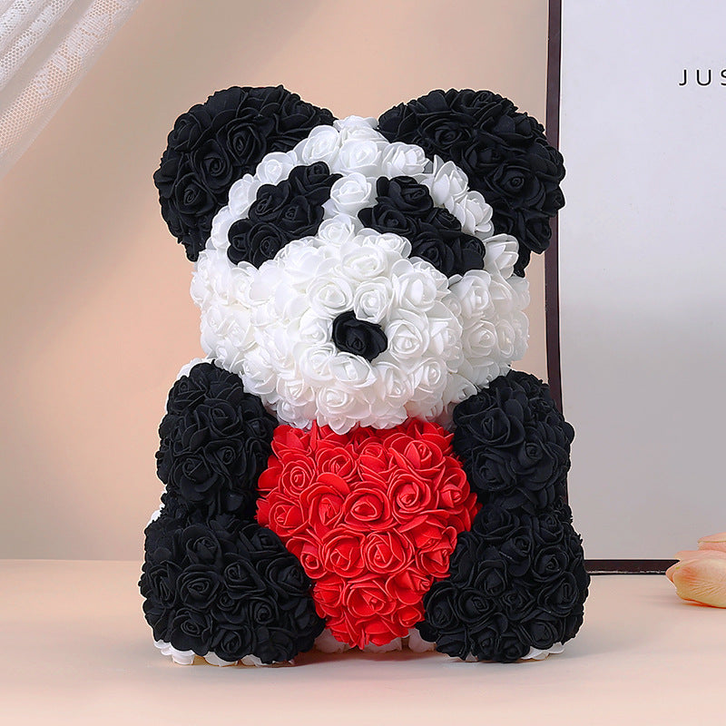 Eternal flower rose bear gift