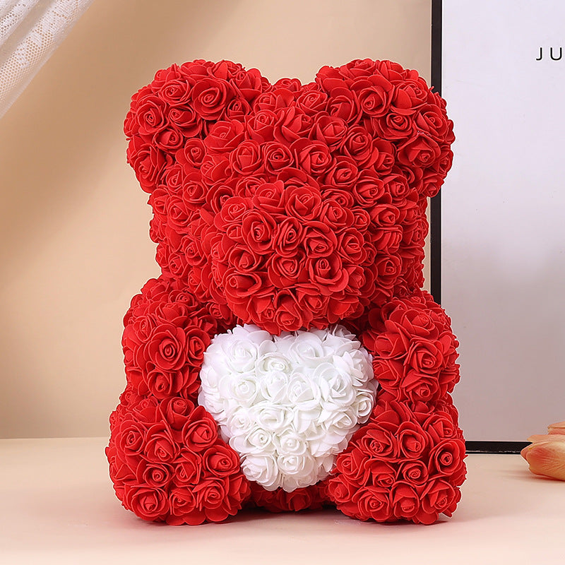 Eternal flower rose bear gift