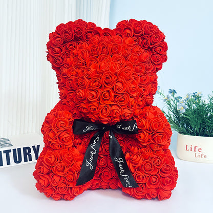 Eternal flower rose bear gift
