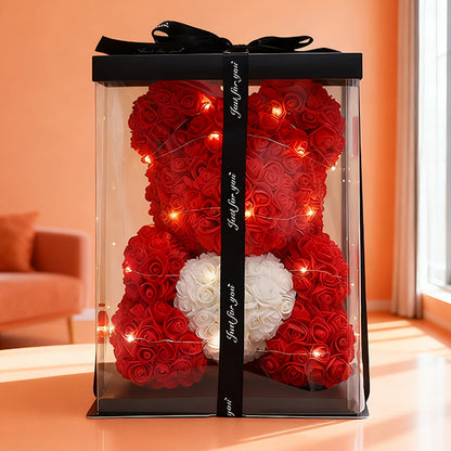 Eternal flower rose bear gift