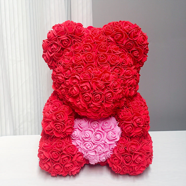 Eternal flower rose bear gift