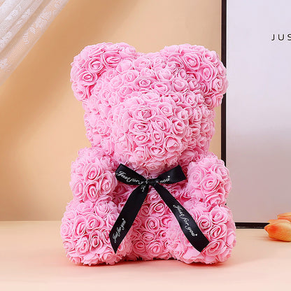 Eternal flower rose bear gift