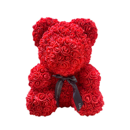 Eternal flower rose bear gift