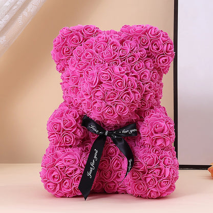 Eternal flower rose bear gift